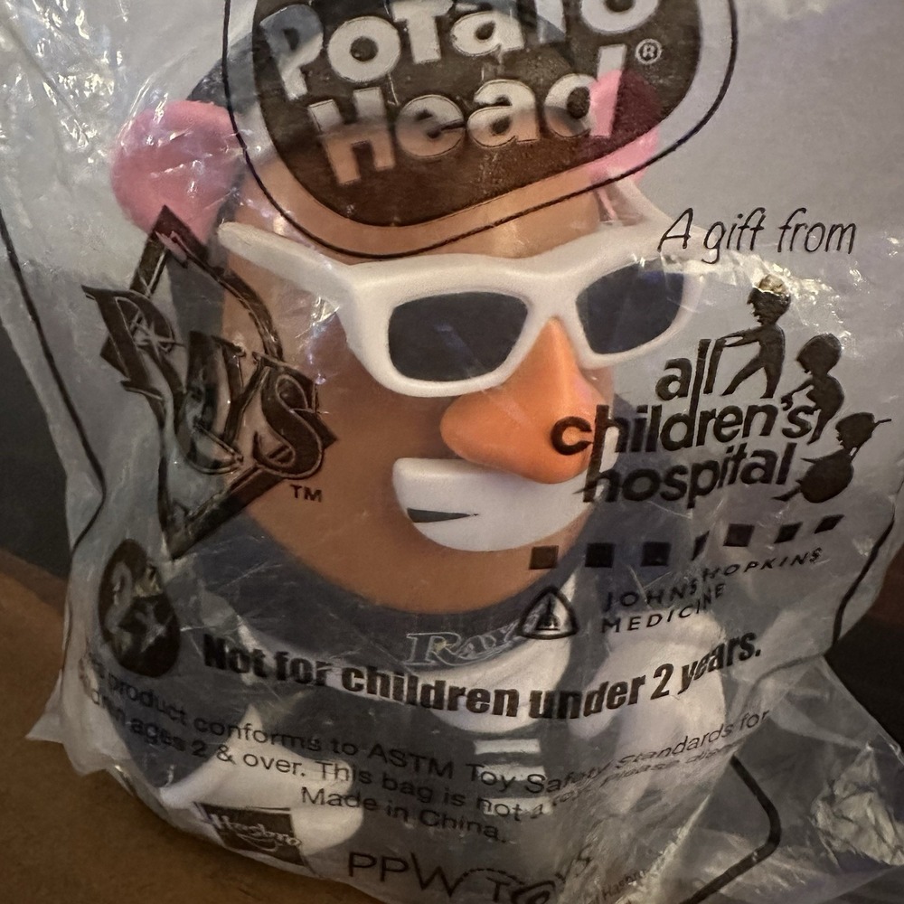 Tampa Bay Rays Mr. Potato Head All Children's Hospital Promo MLB Collectible NIP - Picture 3 of 3